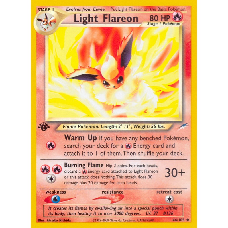 Light Flareon (46/105) [Neo Destiny 1st Edition]