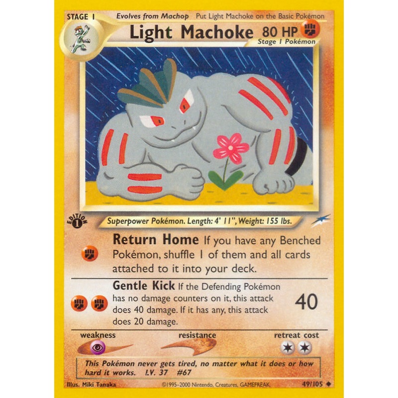 Light Machoke (49/105) [Neo Destiny 1st Edition]