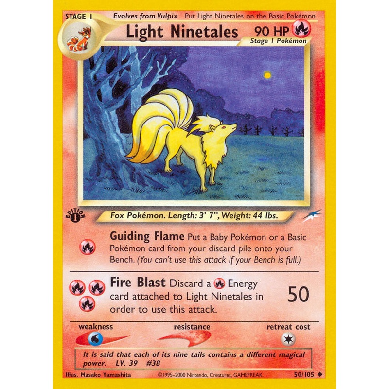 Light Ninetales (50/105) [Neo Destiny 1st Edition]
