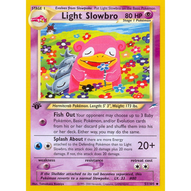Light Slowbro (51/105) [Neo Destiny 1st Edition]