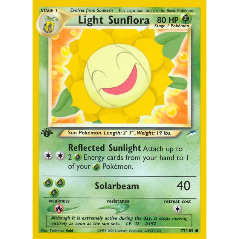 Light Sunflora (72/105) [Neo Destiny 1st Edition]