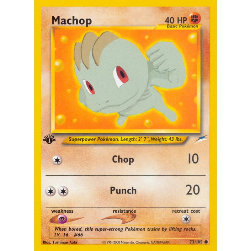 Machop (73/105) [Neo Destiny 1st Edition]
