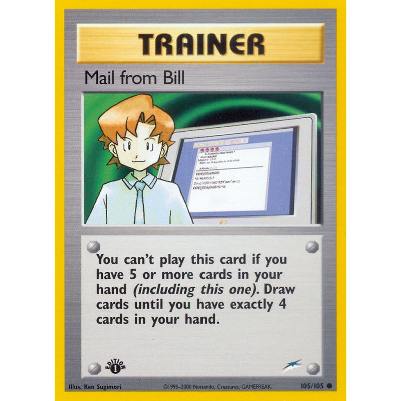 Mail from Bill (105/105) [Neo Destiny 1st Edition]