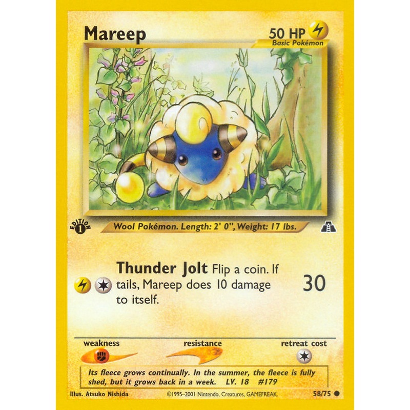 Mareep (58/75) [Neo Discovery 1st Edition]