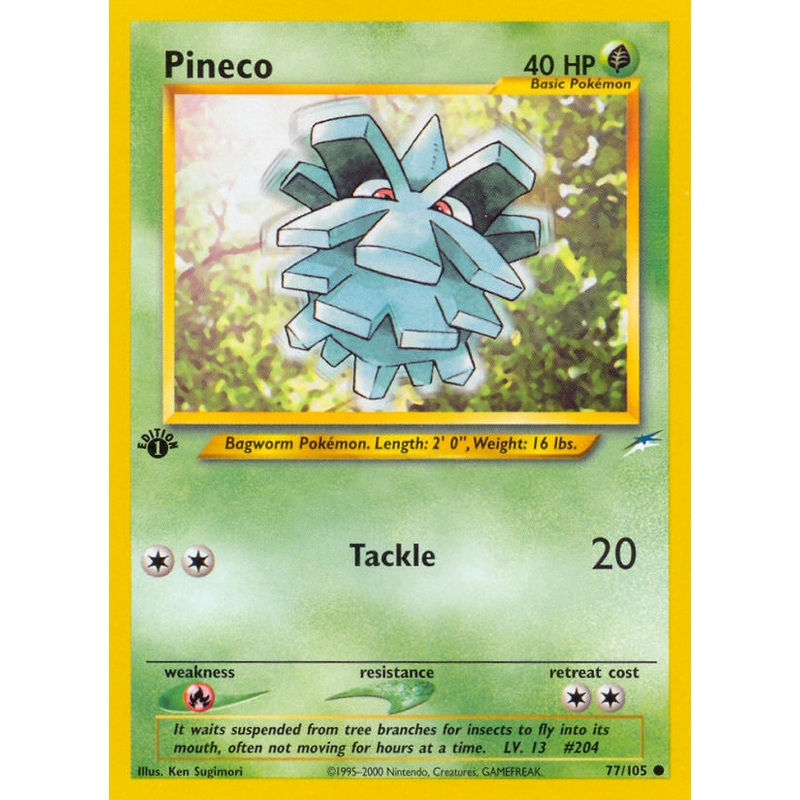 Pineco (77/105) [Neo Destiny 1st Edition]