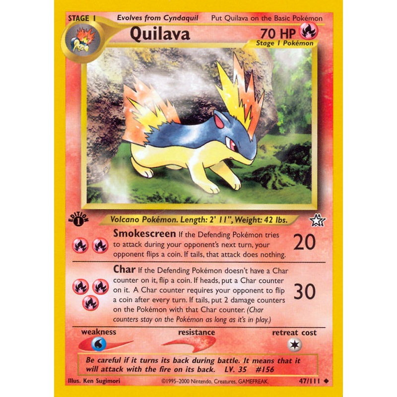 Quilava (47/111) [Neo Genesis 1st Edition]
