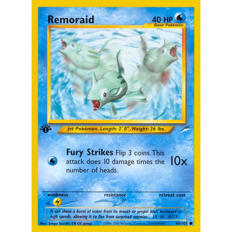 Remoraid (80/105) [Neo Destiny 1st Edition]