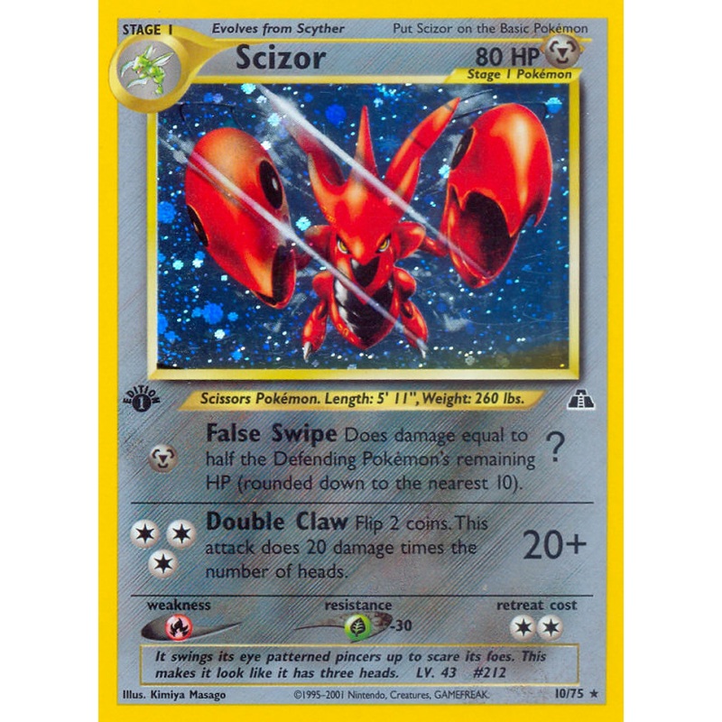 Scizor (10/75) [Neo Discovery 1st Edition]