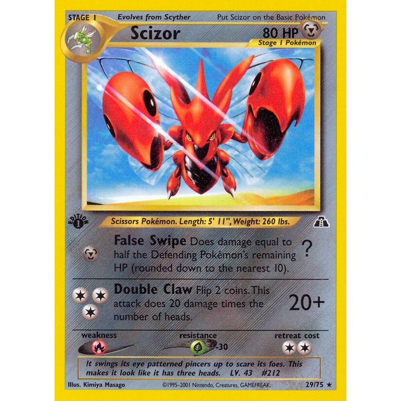 Scizor (29/75) [Neo Discovery 1st Edition]