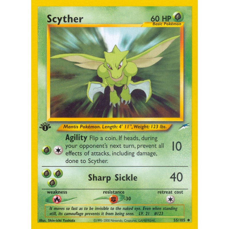 Scyther (55/105) [Neo Destiny 1st Edition]