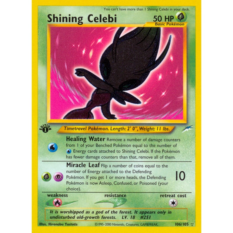Shining Celebi (106/105) [Neo Destiny 1st Edition]