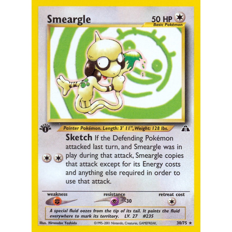 Smeargle (30/75) [Neo Discovery 1st Edition]