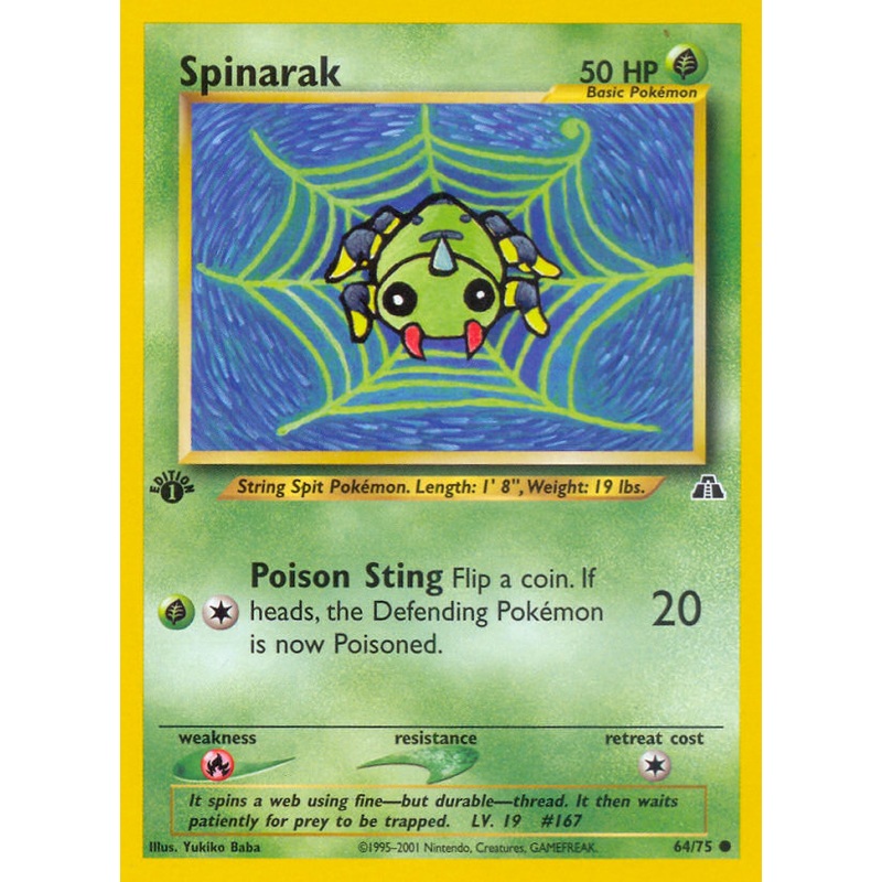 Spinarak (64/75) [Neo Discovery 1st Edition]