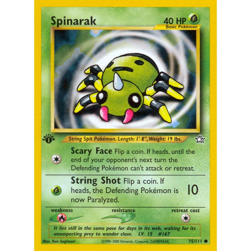 Spinarak (75/111) [Neo Genesis 1st Edition]