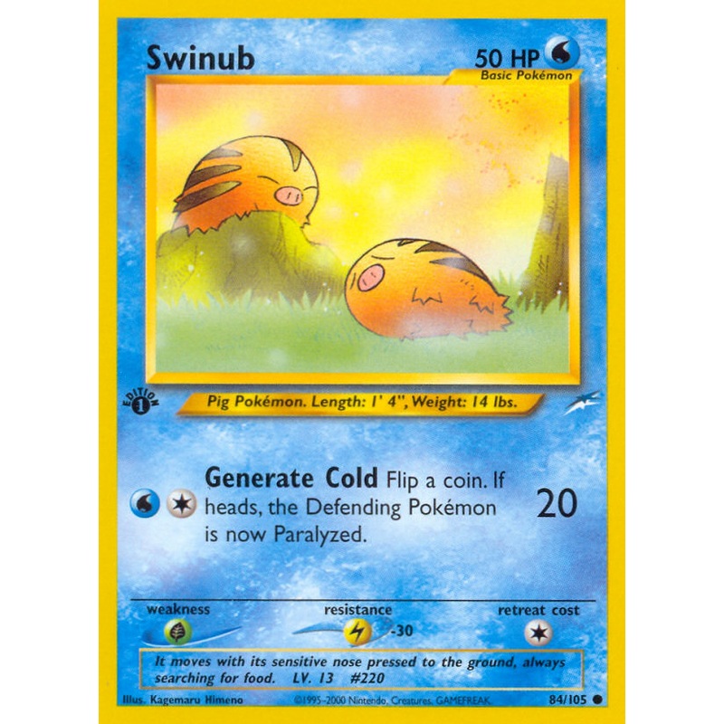 Swinub (84/105) [Neo Destiny 1st Edition]