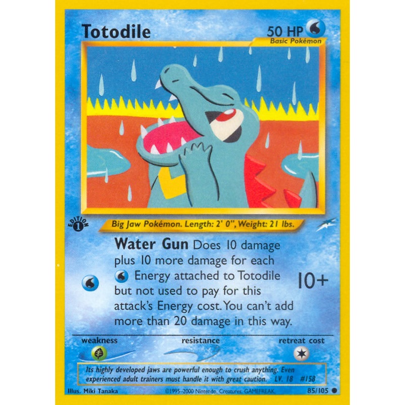 Totodile (85/105) [Neo Destiny 1st Edition]