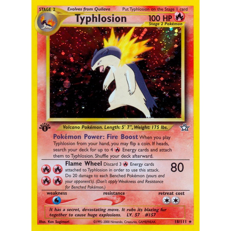 Typhlosion (18/111) [Neo Genesis 1st Edition]