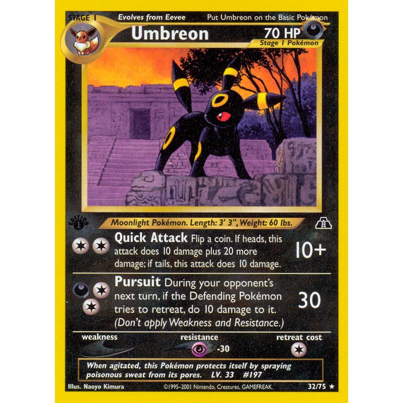 Umbreon (32/75) [Neo Discovery 1st Edition]