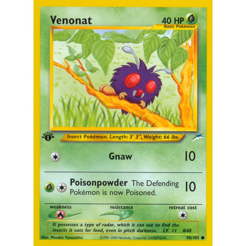 Venonat (90/105) [Neo Destiny 1st Edition]