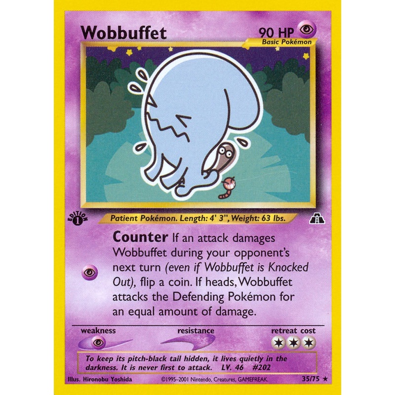 Wobbuffet (35/75) [Neo Discovery 1st Edition]