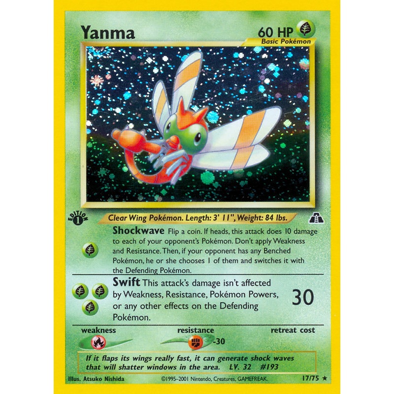 Yanma (17/75) [Neo Discovery 1st Edition]