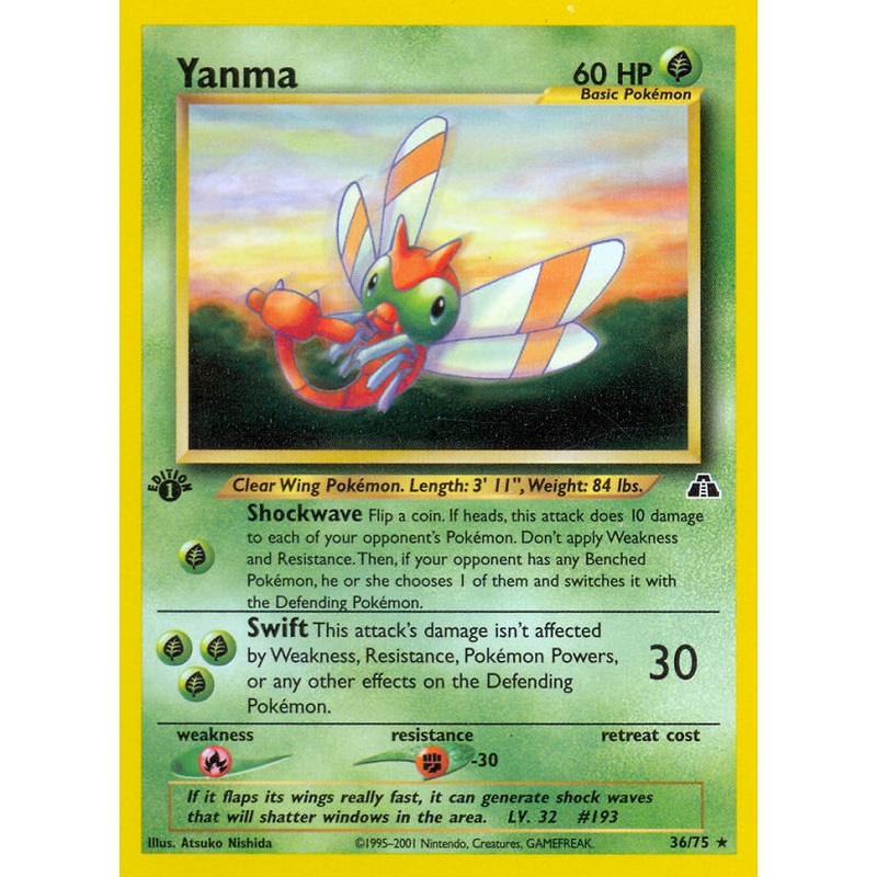 Yanma (36/75) [Neo Discovery 1st Edition]