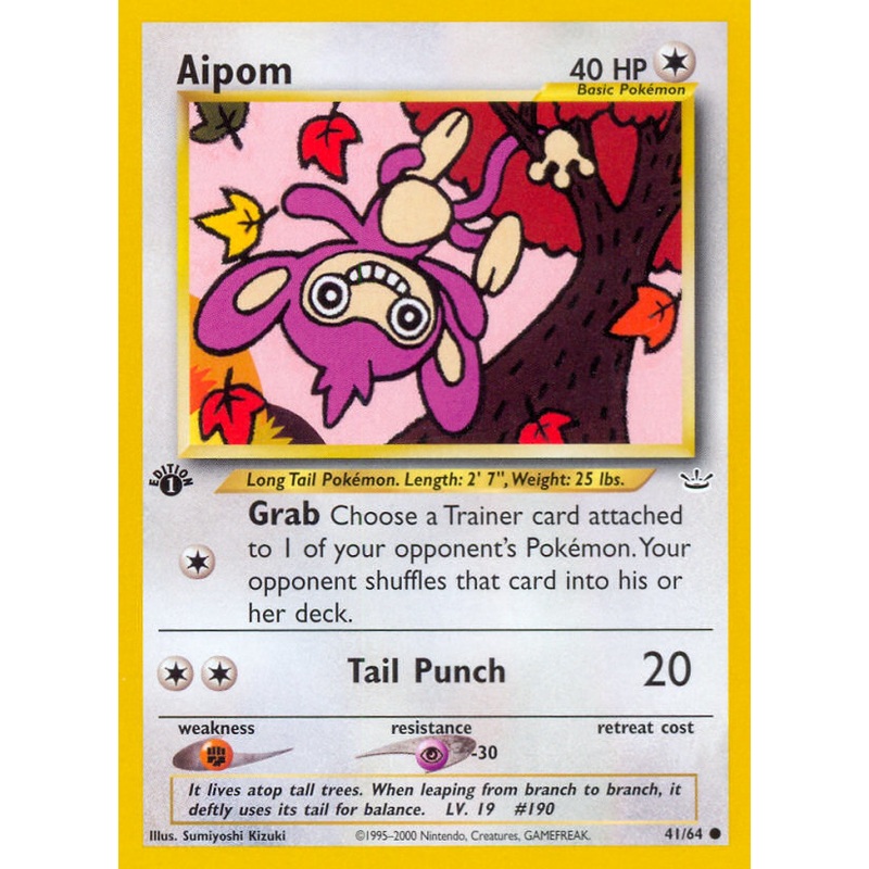 Aipom (41/64) [Neo Revelation 1st Edition]