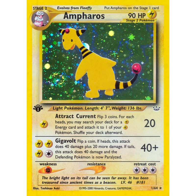 Ampharos (1/64) [Neo Revelation 1st Edition]