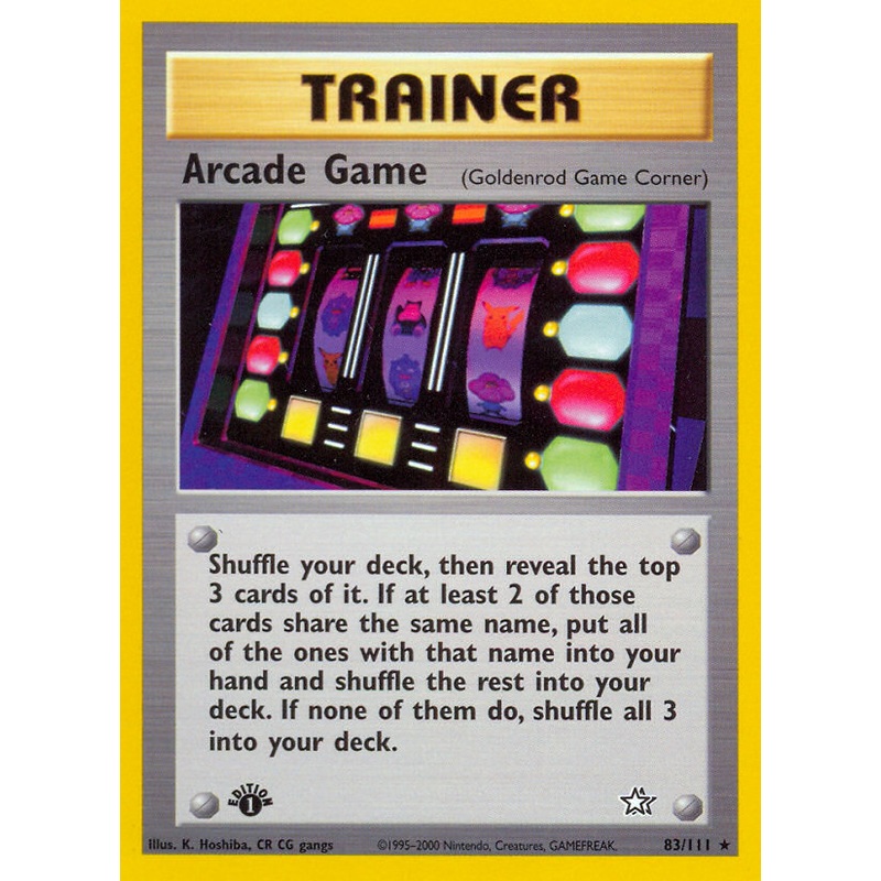 Arcade Game (83/111) [Neo Genesis 1st Edition]