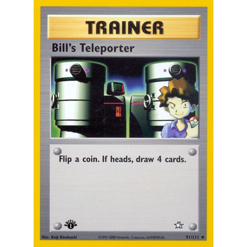 Bill's Teleporter (91/111) [Neo Genesis 1st Edition]