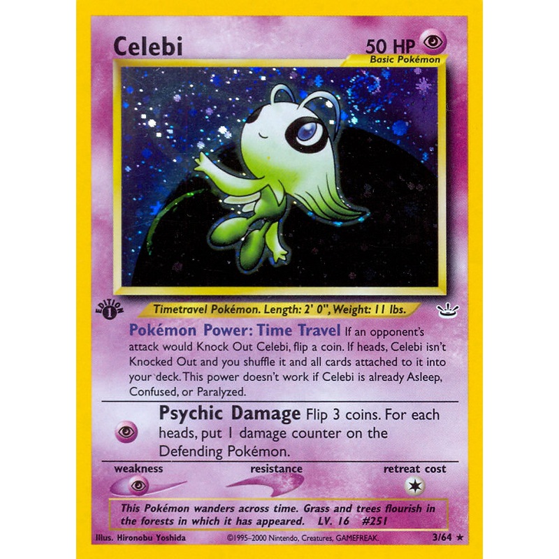 Celebi (3/64) [Neo Revelation 1st Edition]