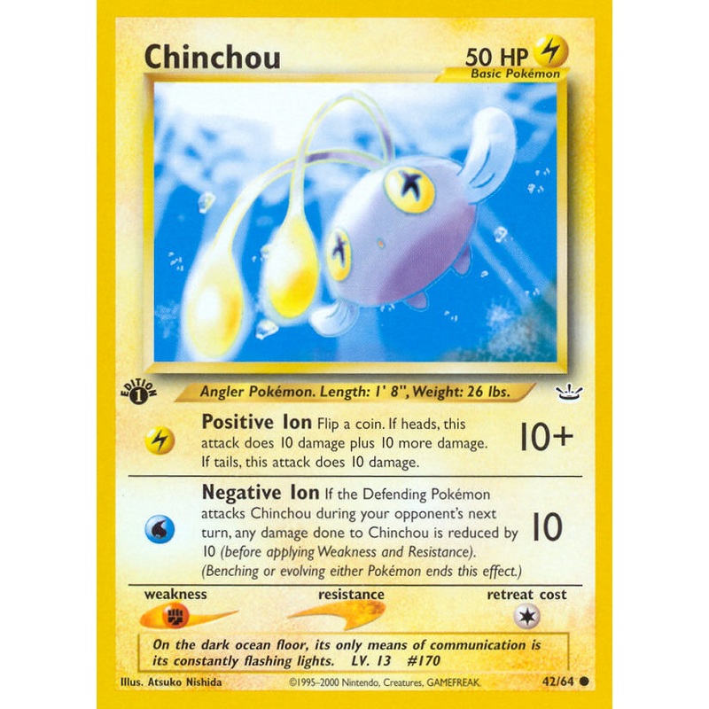 Chinchou (42/64) [Neo Revelation 1st Edition]