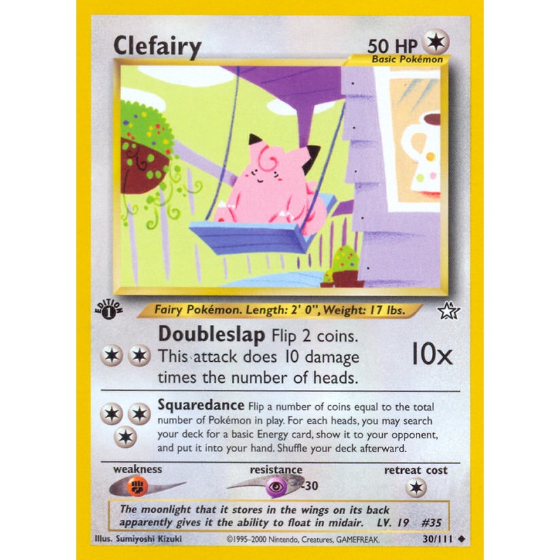 Clefairy (30/111) [Neo Genesis 1st Edition]