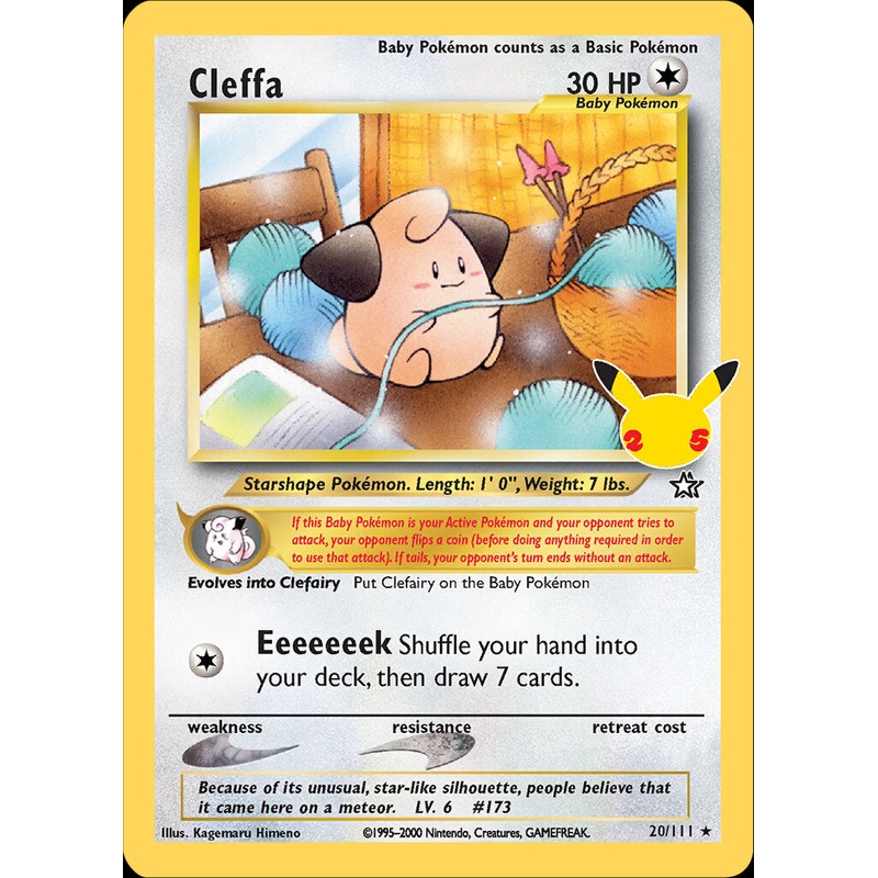 Cleffa (20/111) [Celebrations: 25th Anniversary - Classic Collection]