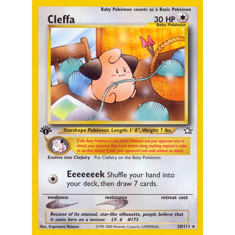 Cleffa (20/111) [Neo Genesis 1st Edition]