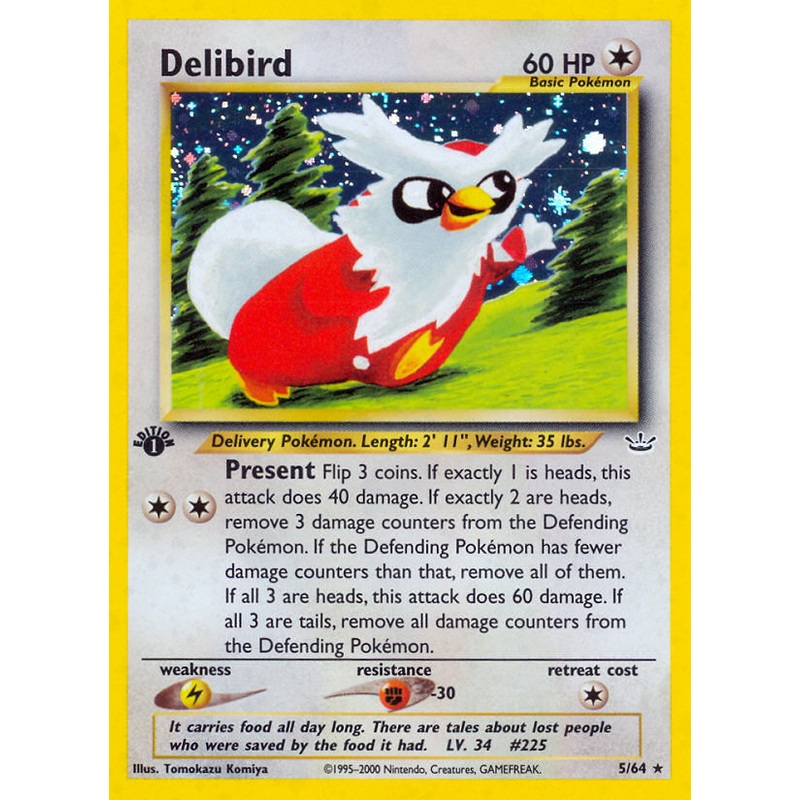 Delibird (5/64) [Neo Revelation 1st Edition]