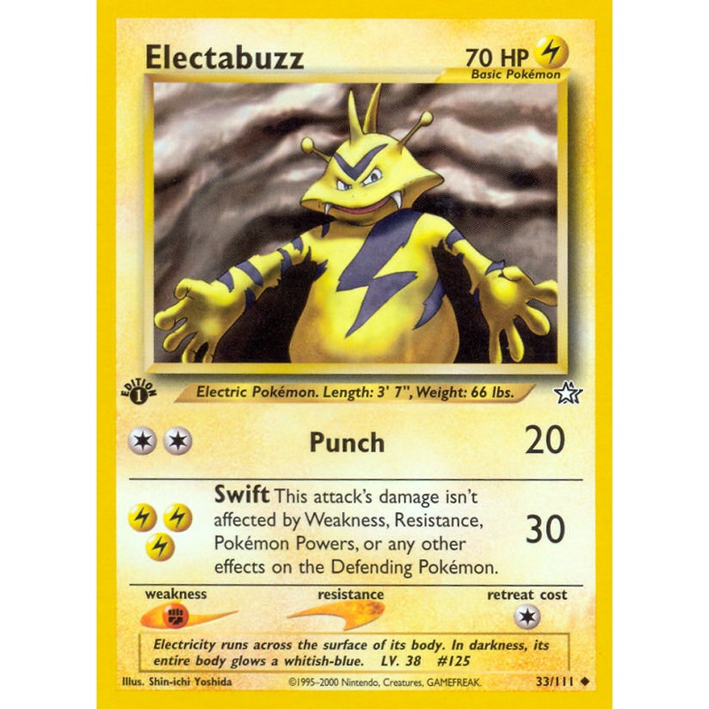 Electabuzz (33/111) [Neo Genesis 1st Edition]