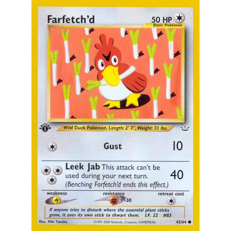 Farfetch'd (43/64) [Neo Revelation 1st Edition]