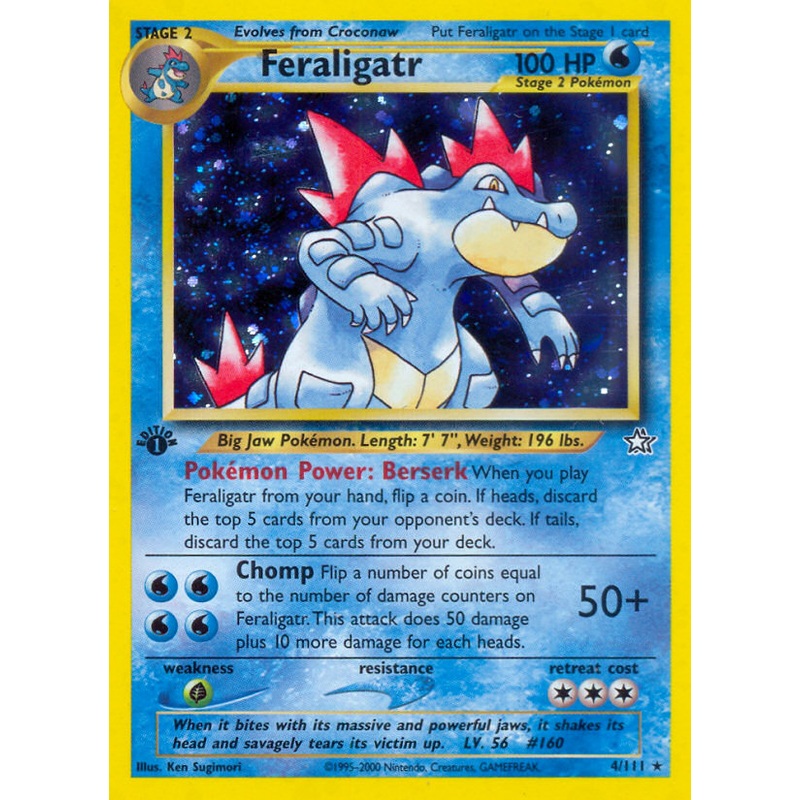 Feraligatr (4/111) [Neo Genesis 1st Edition]