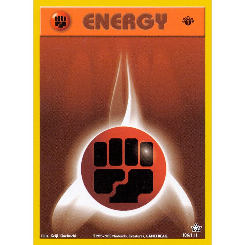 Fighting Energy (106/111) [Neo Genesis 1st Edition]