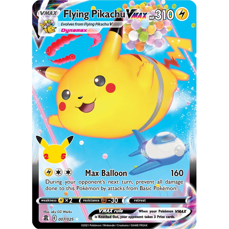 Flying Pikachu VMAX (007/025) [Celebrations: 25th Anniversary]