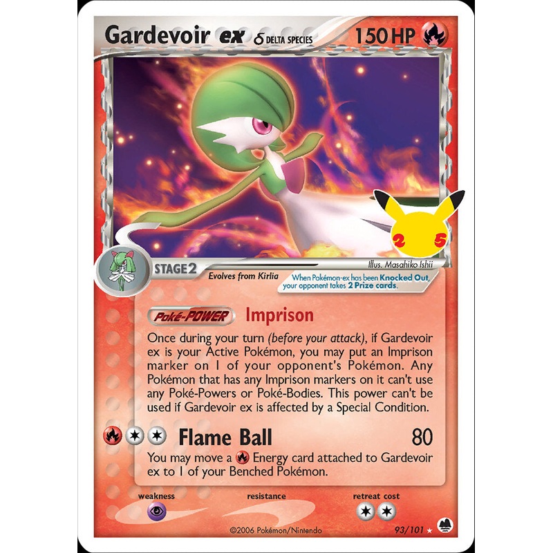 Gardevoir ex (93/101) (Delta Species) [Celebrations: 25th Anniversary - Classic Collection]