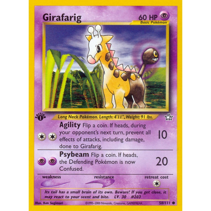 Girafarig (58/111) [Neo Genesis 1st Edition]