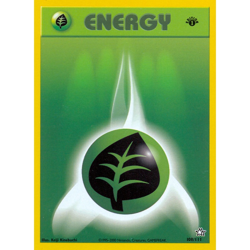 Grass Energy (108/111) [Neo Genesis 1st Edition]