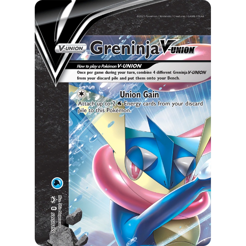 Greninja V-Union (SWSH155) [Sword & Shield: Black Star Promos]