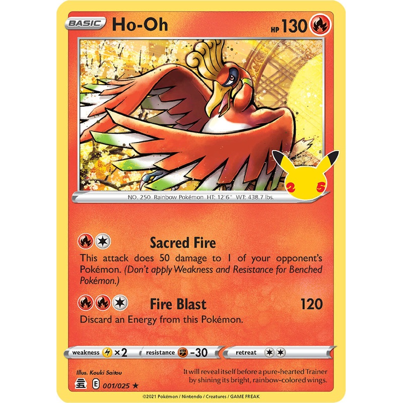 Ho-oh (001/025) [Celebrations: 25th Anniversary]