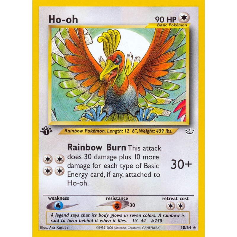Ho-oh (18/64) [Neo Revelation 1st Edition]