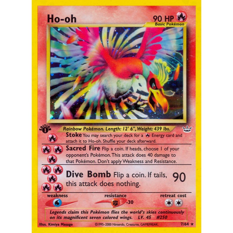 Ho-oh (7/64) [Neo Revelation 1st Edition]