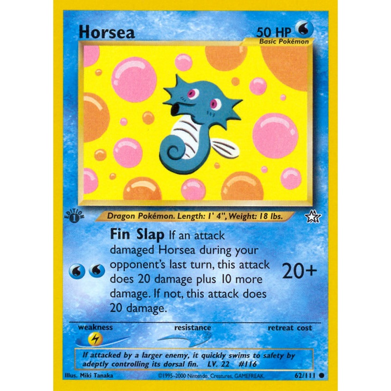 Horsea (62/111) [Neo Genesis 1st Edition]