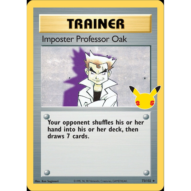 Imposter Professor Oak (73/102) [Celebrations: 25th Anniversary - Classic Collection]